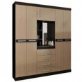 Guarda-Roupa Santos Andirá Havana Plus Capelinha c/ 5 Portas